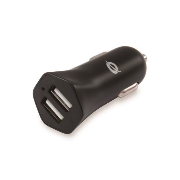 Conceptronic 2-PORT 12W USB CAR CHARGER